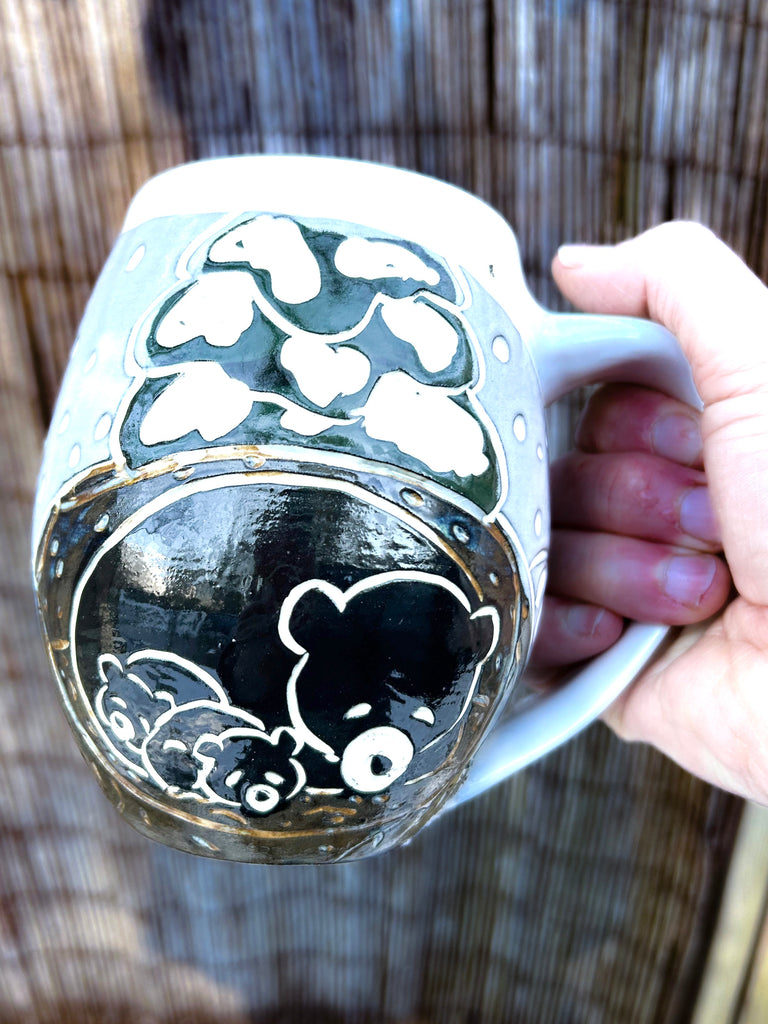 Winter Bear Mug in White