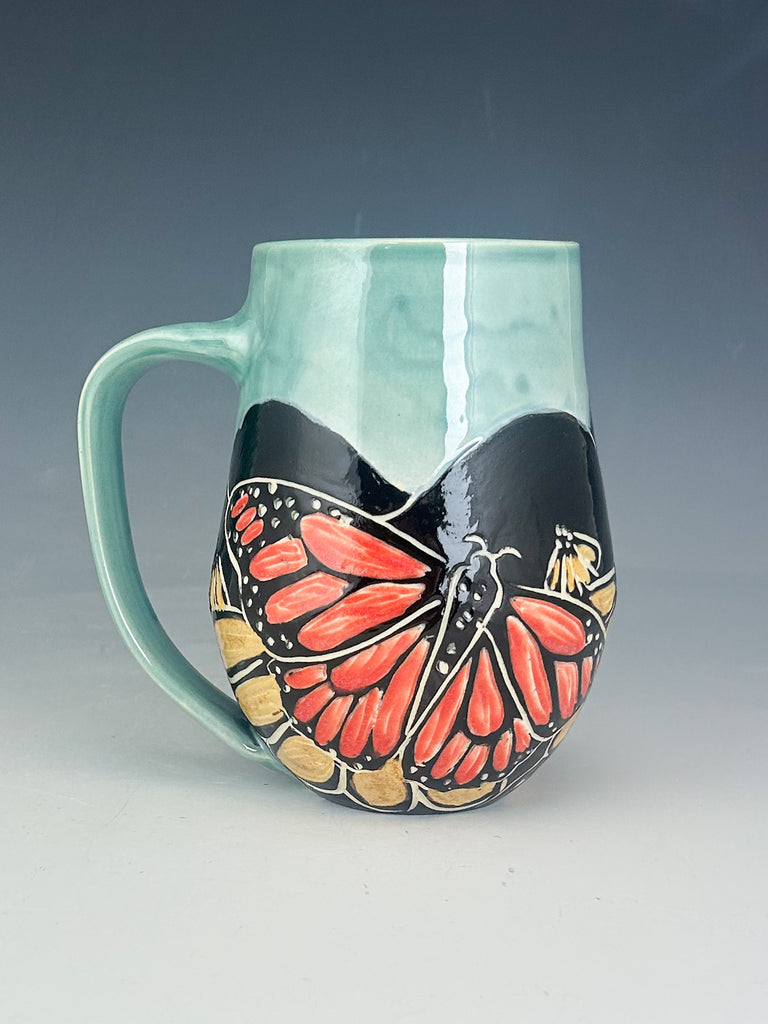 Butterfly Mug in Blue