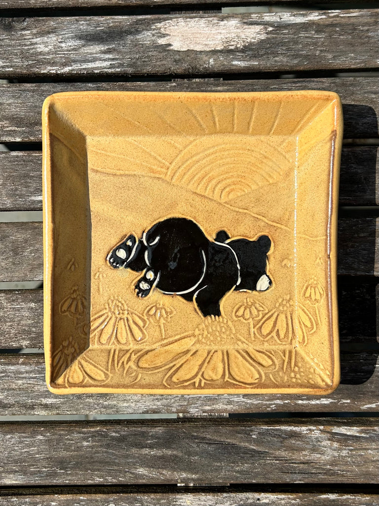 Small Bear Butt Plate in Gold