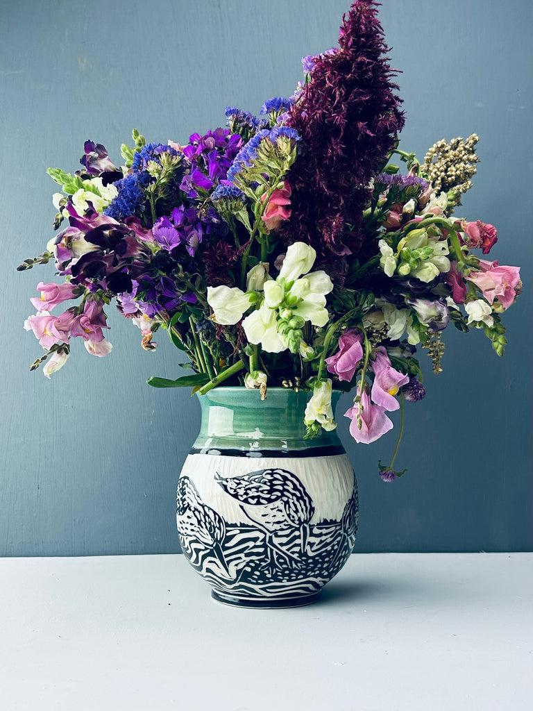 Sandpiper Vase in Blue