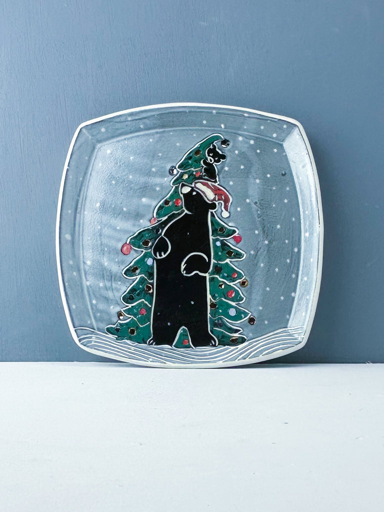 Winter Bear Plate Extra Large