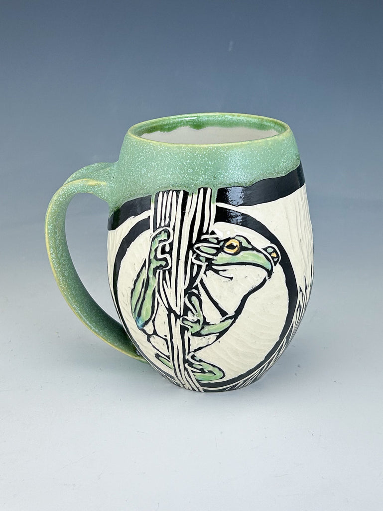 Frog Mug in Green