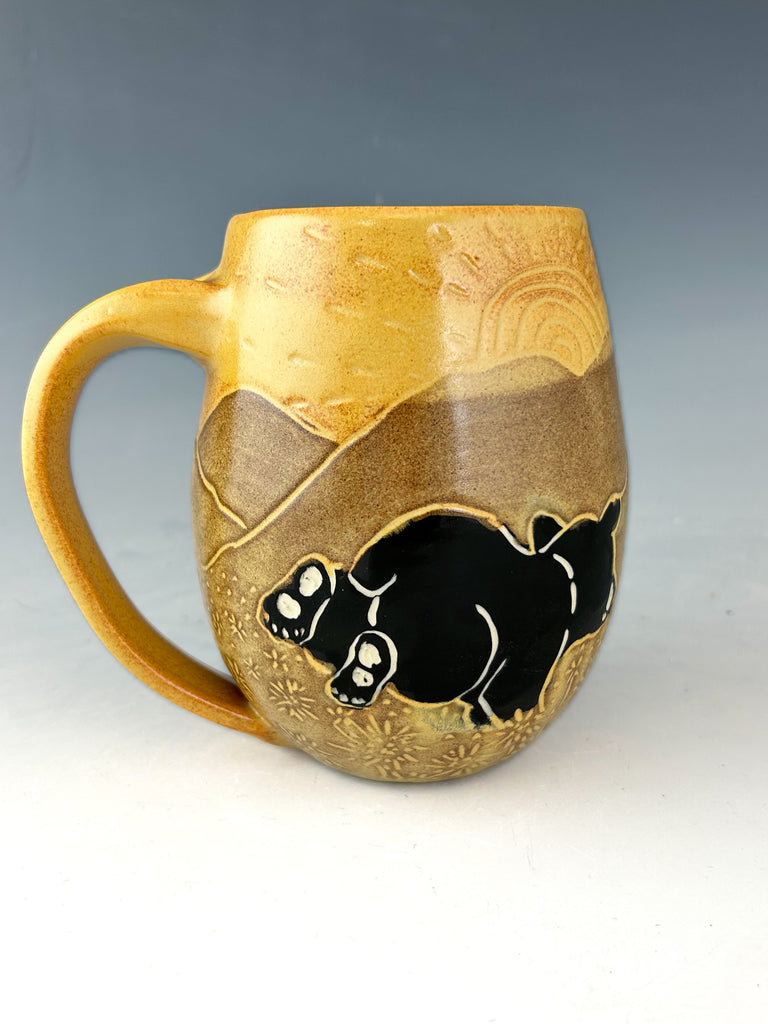 Summer Bear Mug in Gold