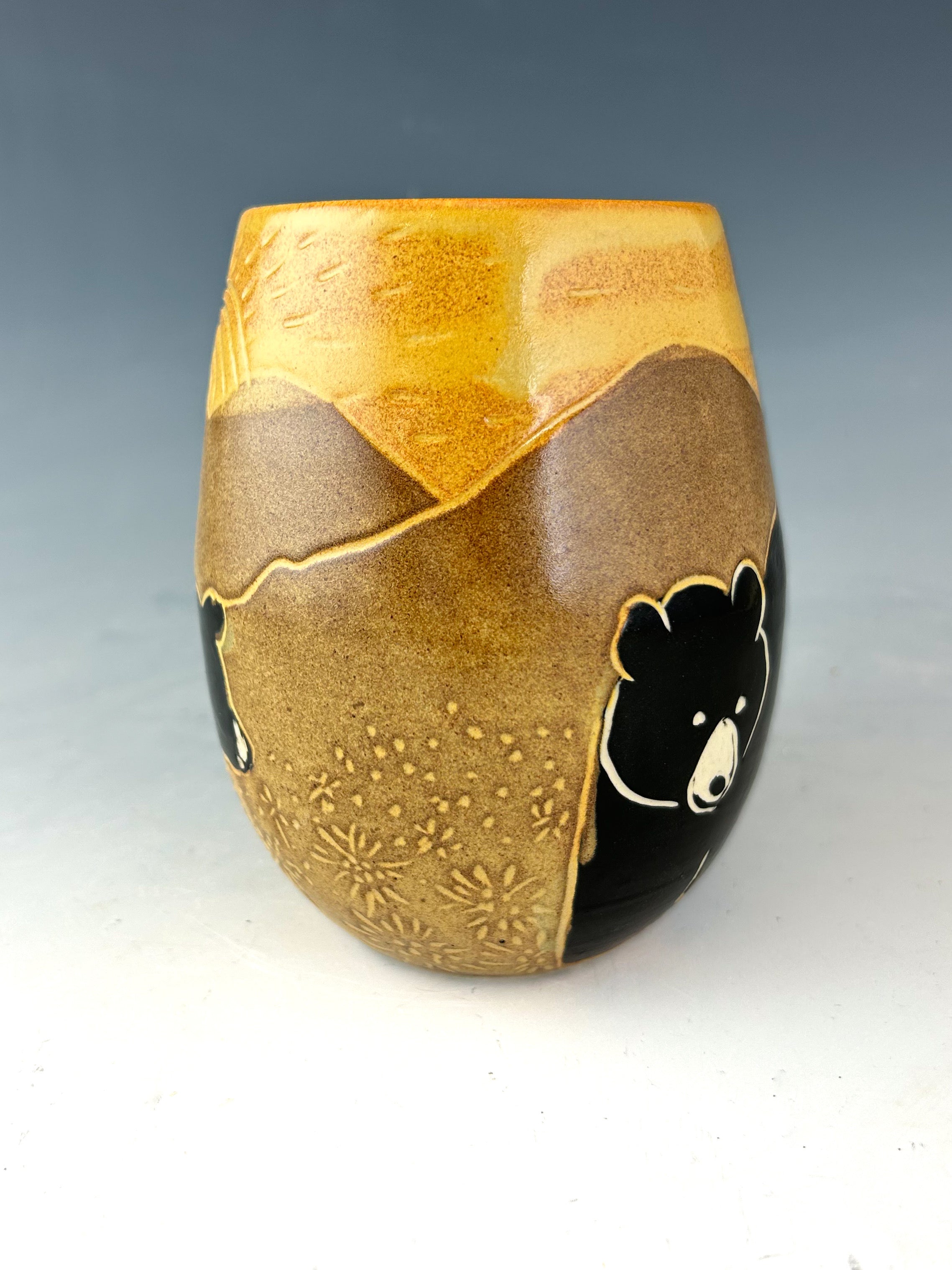 Summer Bear Mug in Gold