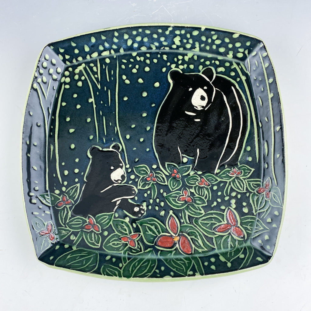 Spring Bear Plate Large