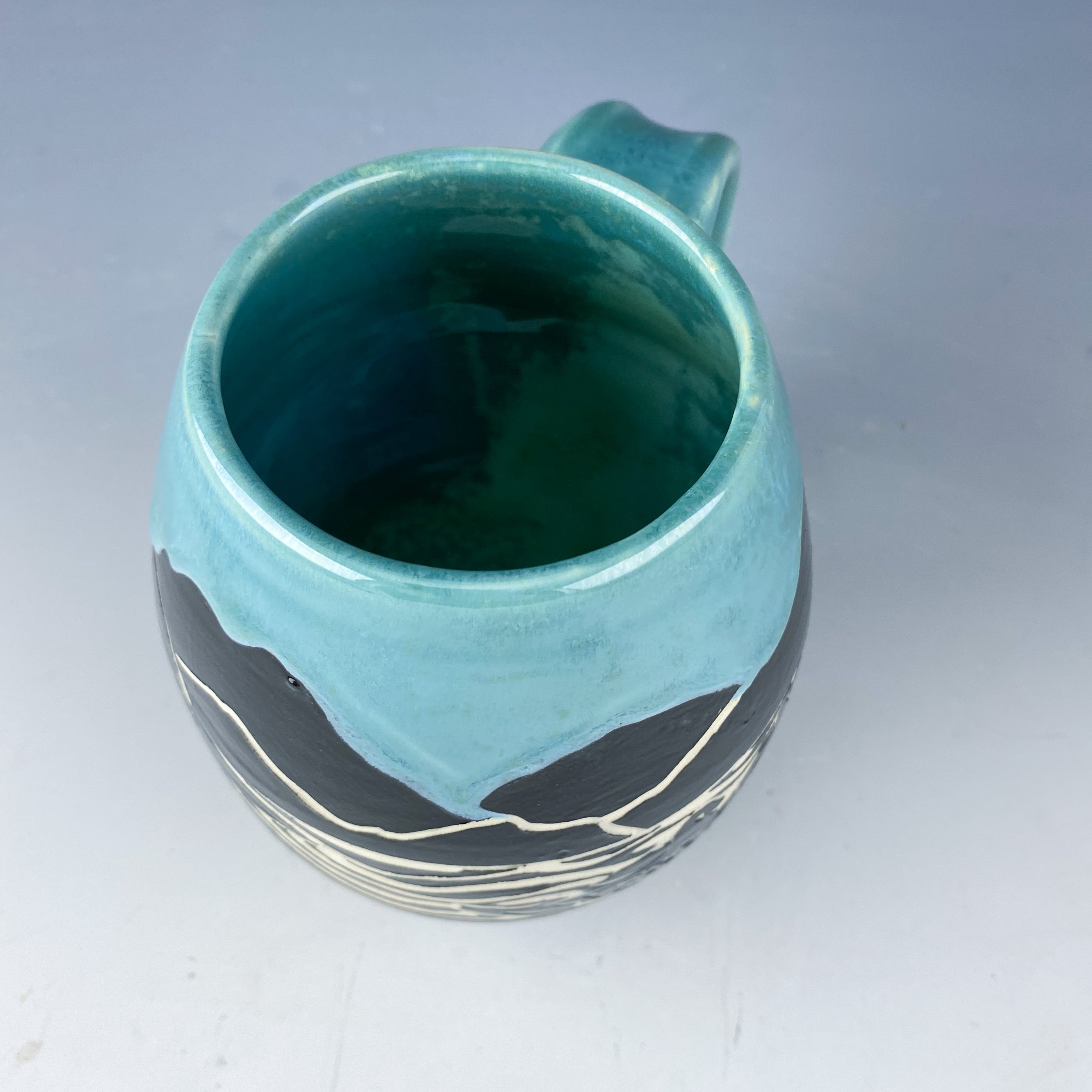 Loon  Mug in Blue
