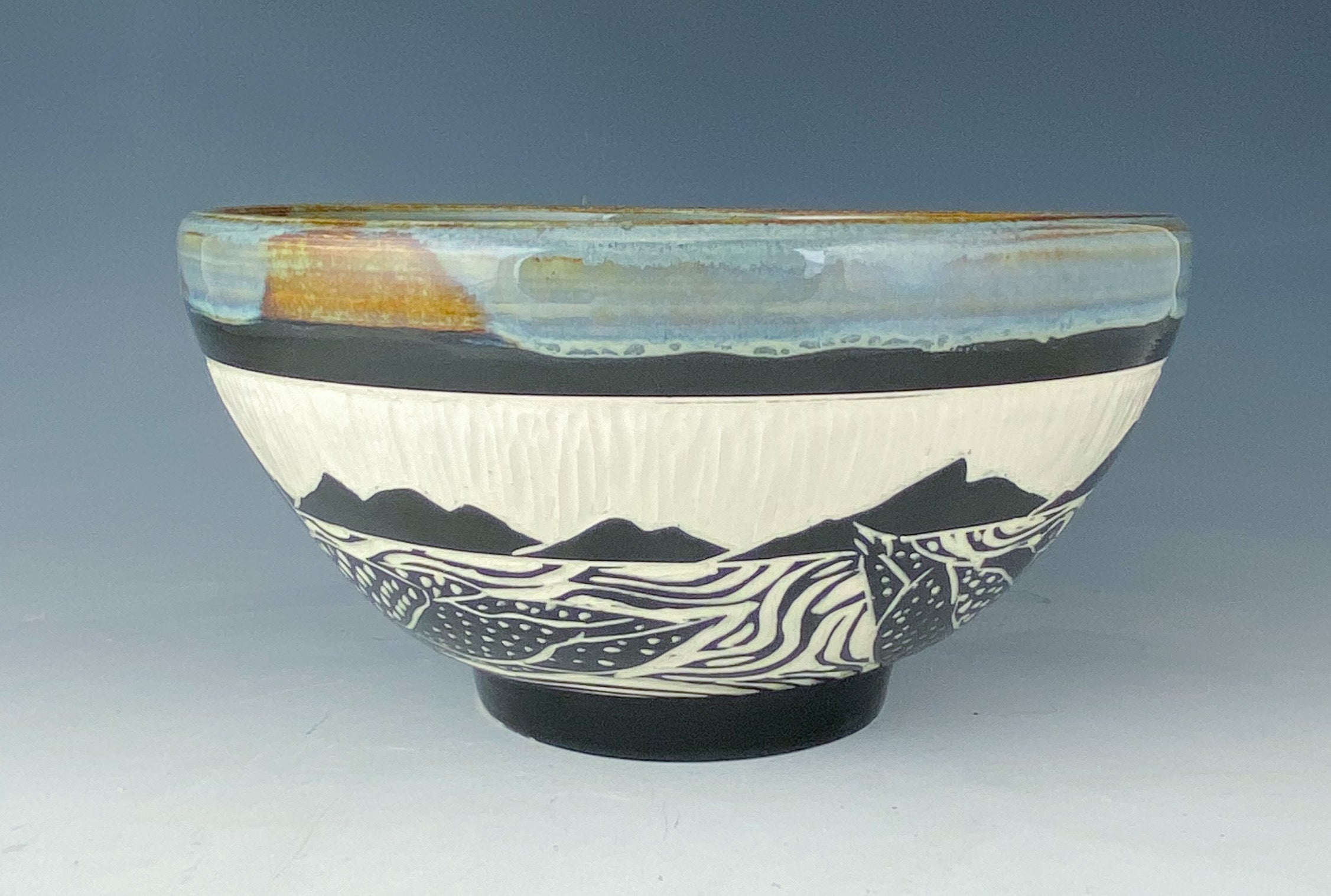 Loon Serving Bowls in Gray