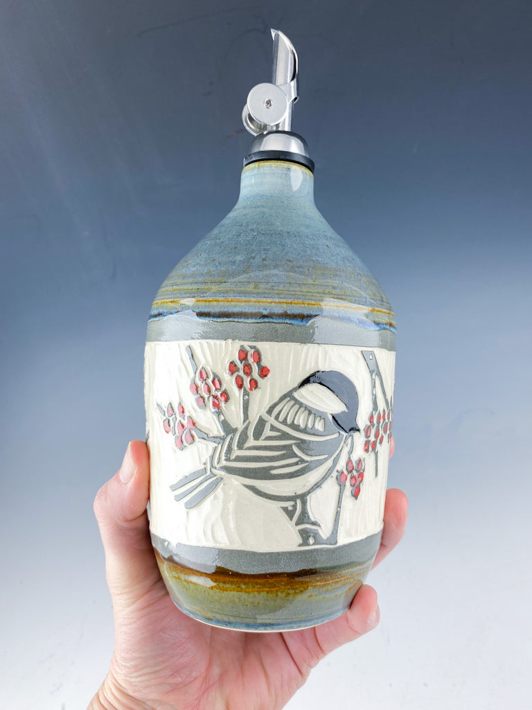 Chickadee Oil Cruet