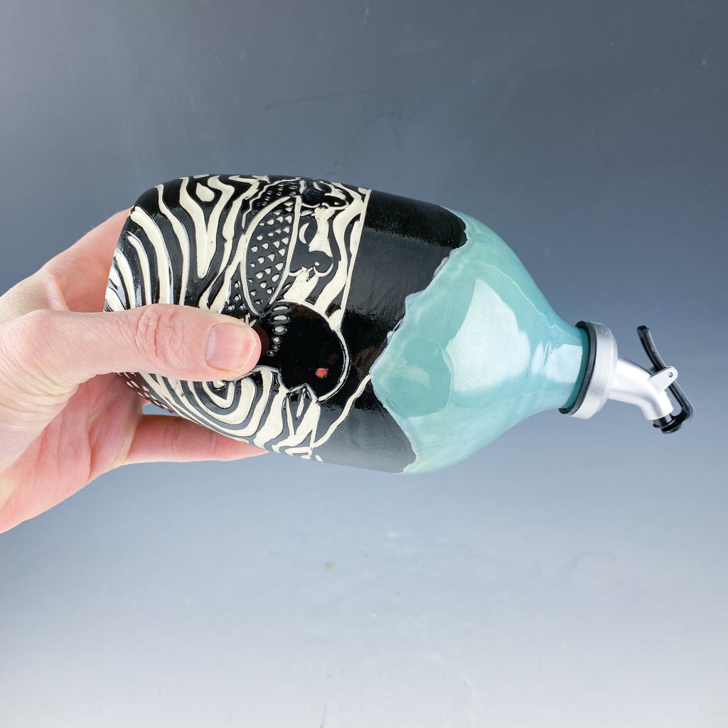 Loon Oil Cruet in Blue