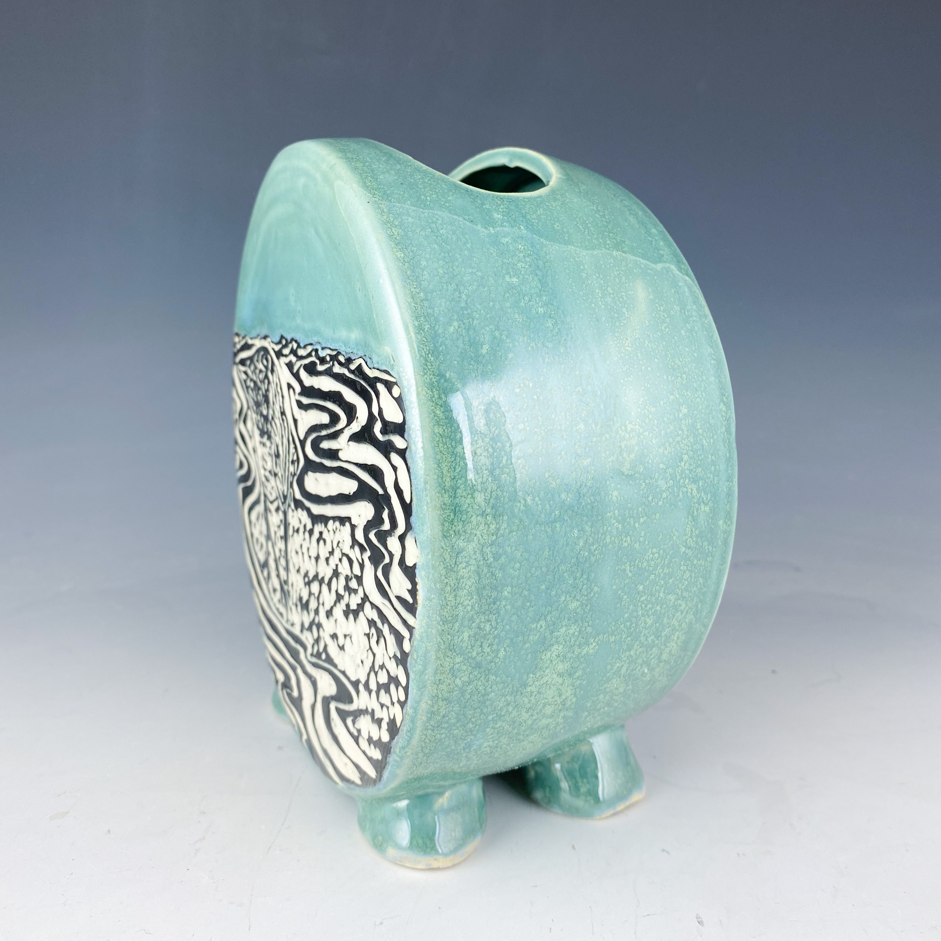 Sandpiper Canteen Vase in Blue